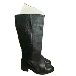Bagatelle Womens Size 6M Black Knee High Leather Boots